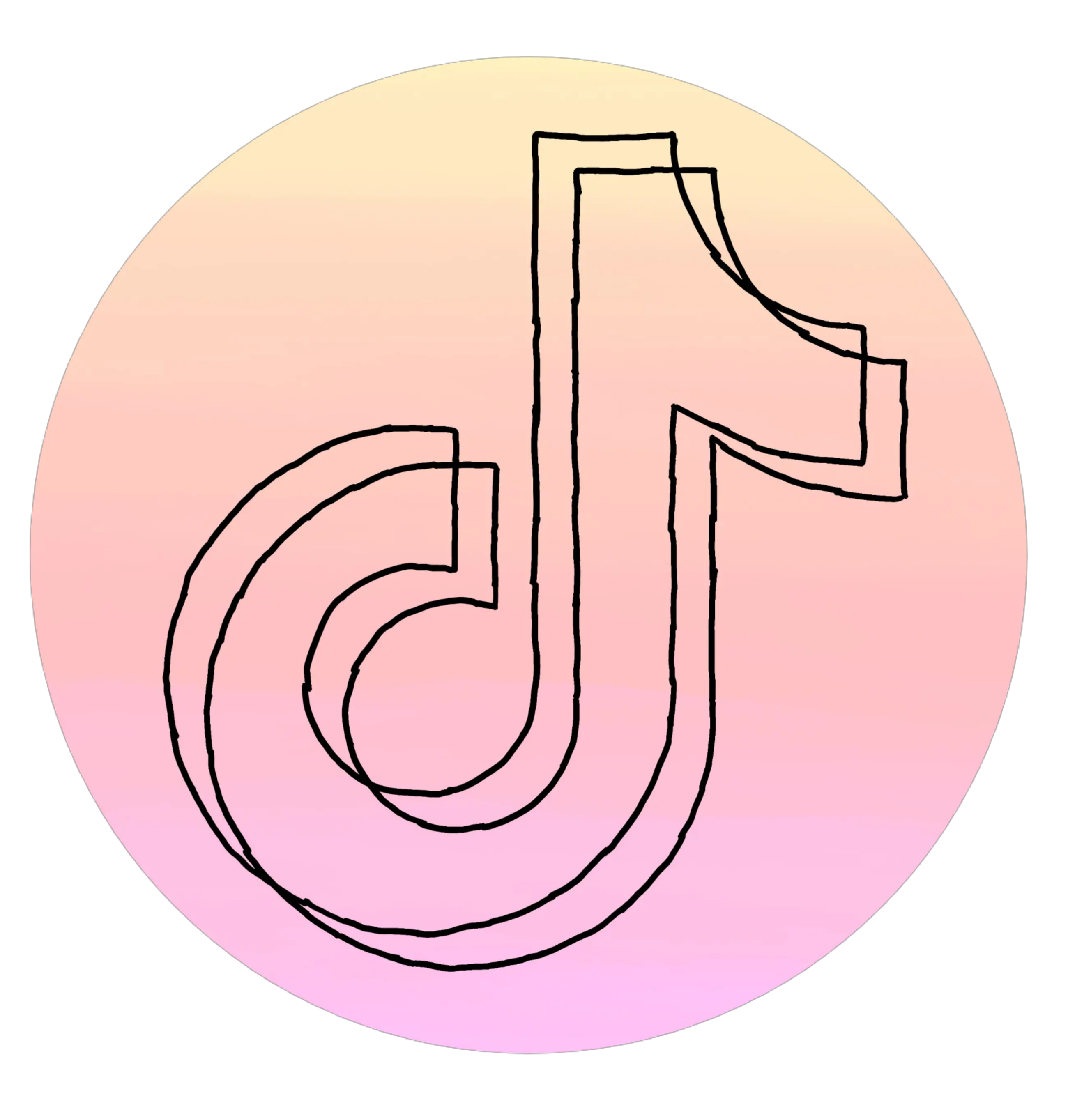 Tik Tok Logo Png Pink Aesthetic Tiktok Logo Tik Tok Png Transparent PNG ...