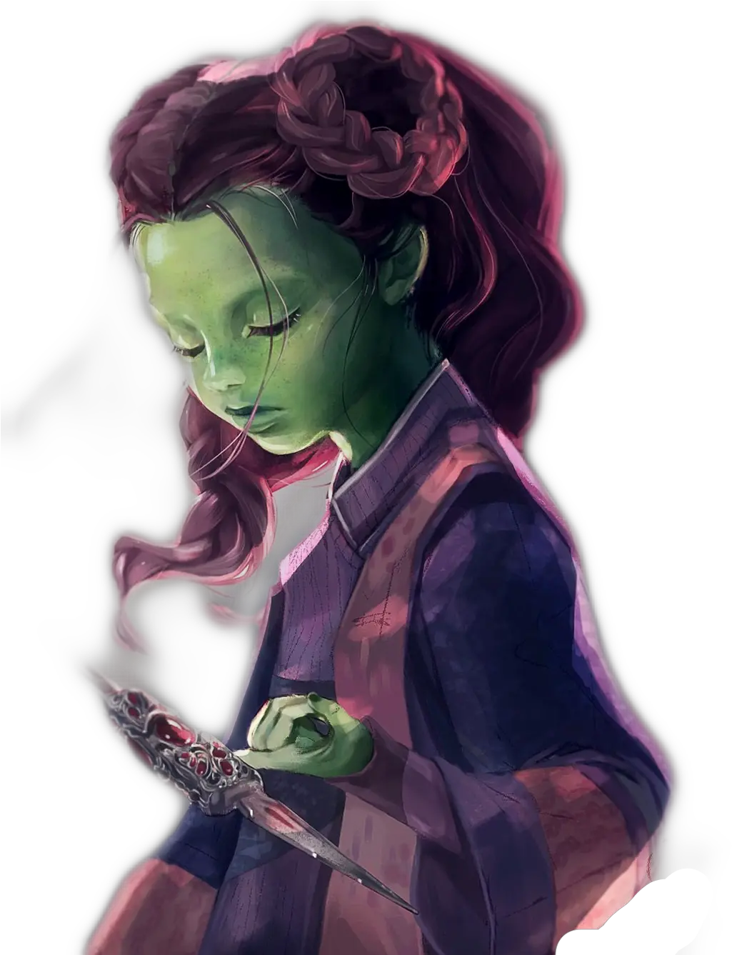 Draw Infinity War Gamora Gamora Fan Art Png Gamora Transparent