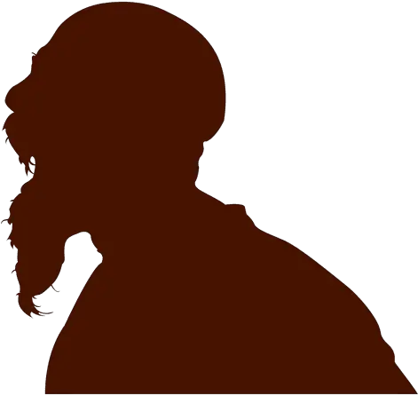 Png Man Profile Silhouette Bear Bald Profile Silhouette Man Bear Silhouette Png