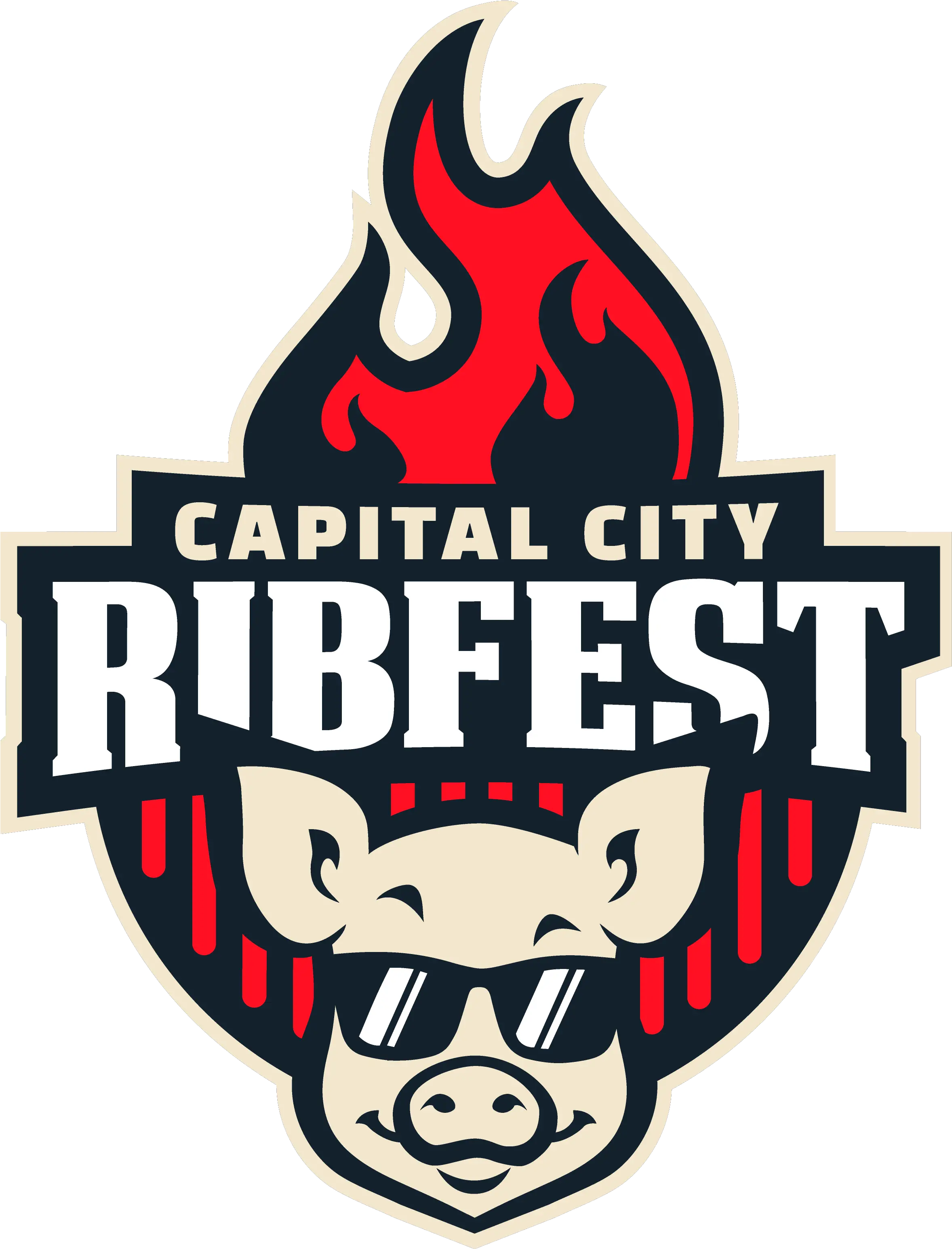 Ribfest Logo Color No Bg Automotive Decal Png Bg Logo