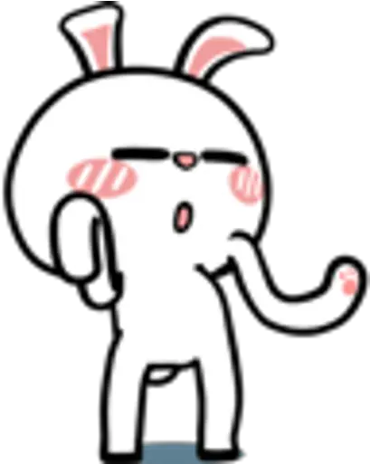 Sticker Maker Hyperrabbit King Of Dance Line Sticker Rabbit Dancing Png Dancing Animated Icon