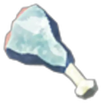 Frozen Bird Drumstick Zeldapedia Fandom Frozen Bird Drumstick Botw Png Frozen Food Icon