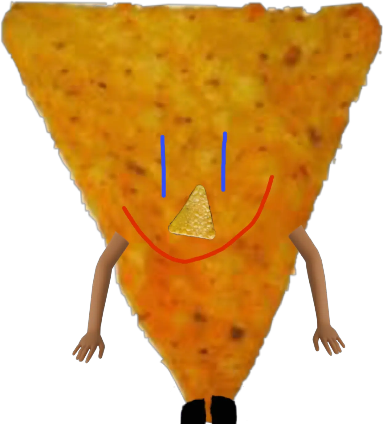 Dorito Man Doritos Sticker By Shaunjrmanzano Bird Png Dorito Transparent