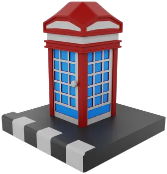 Premium Phone Booth 3d Illustration Download In Png Obj Or Vertical Photo Booth Icon Mac