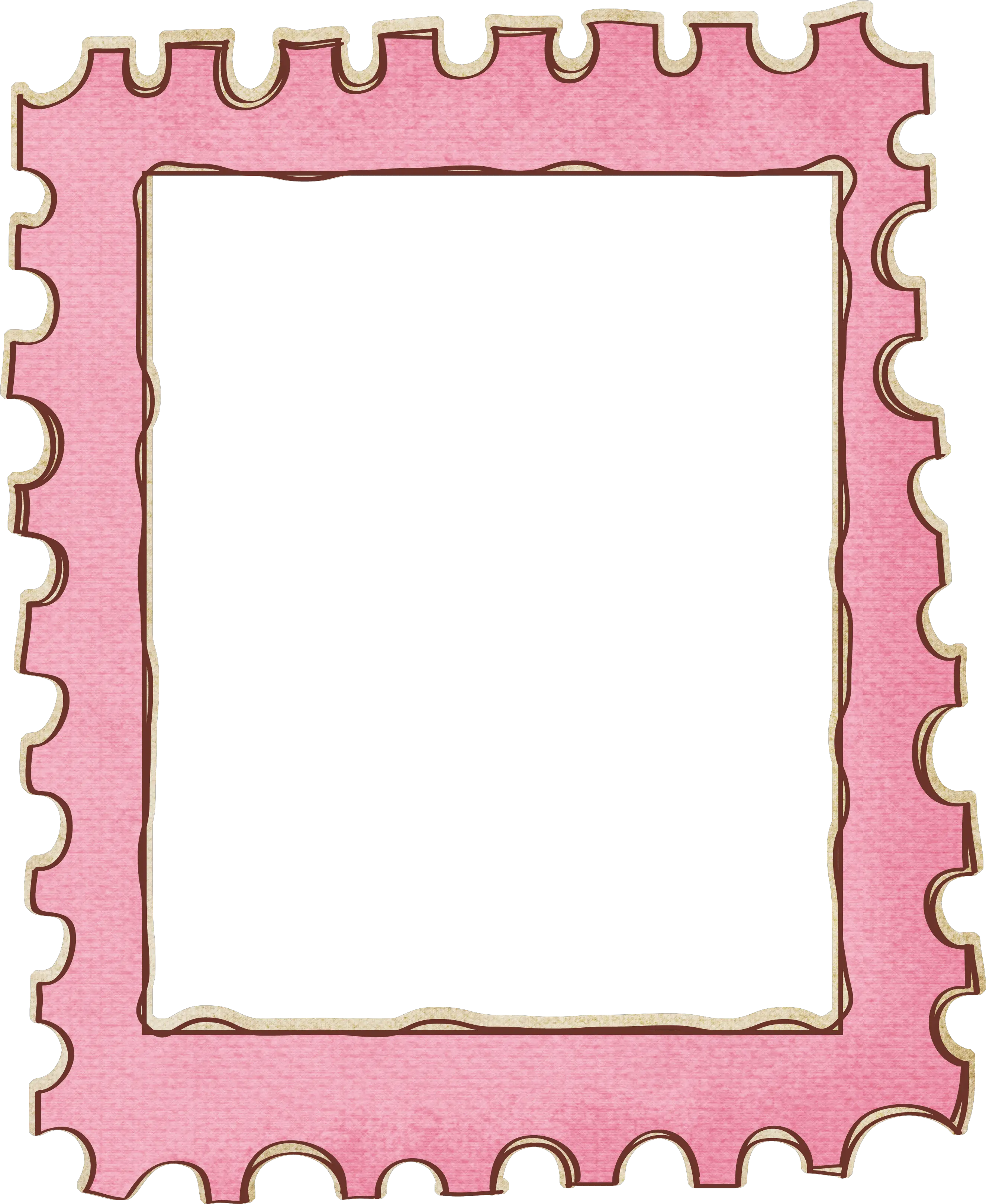 Stamp Border Png Picture Stamp Postage Frame Clipart Stamp Border Png