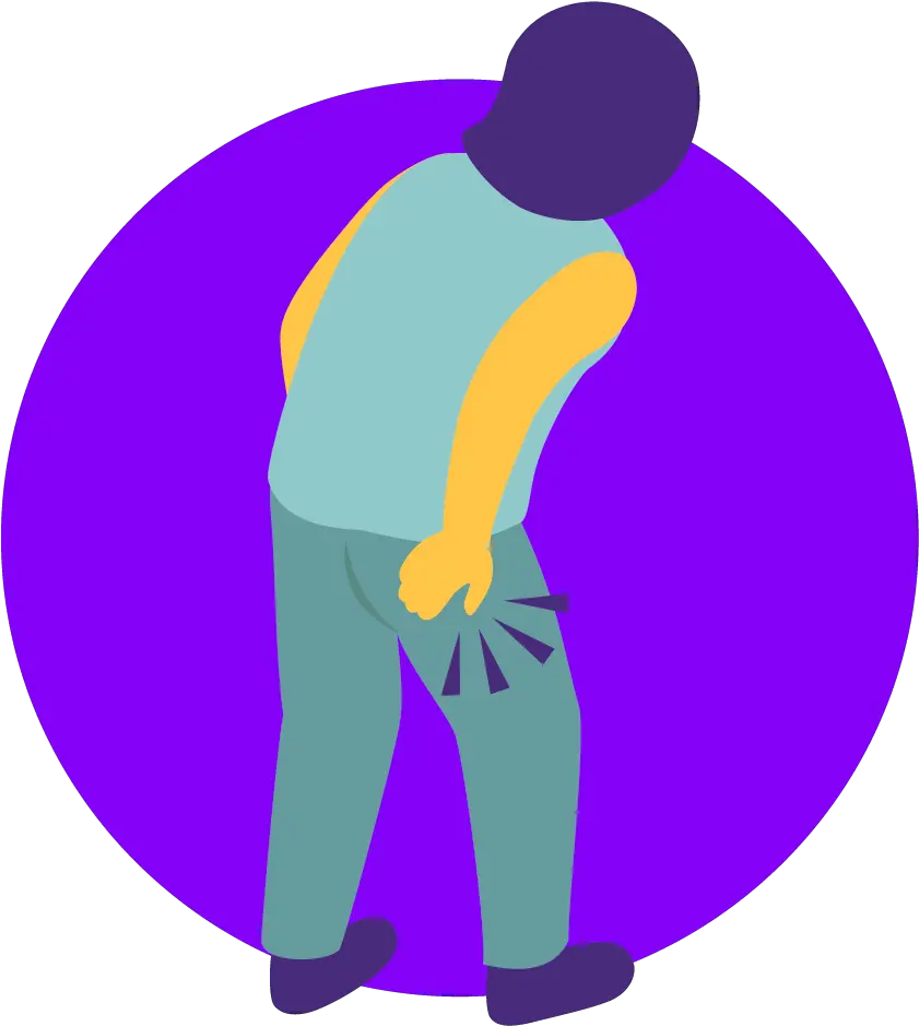 Back Pain That Shoots To The Butt Illustration Png Well Be Right Back Png