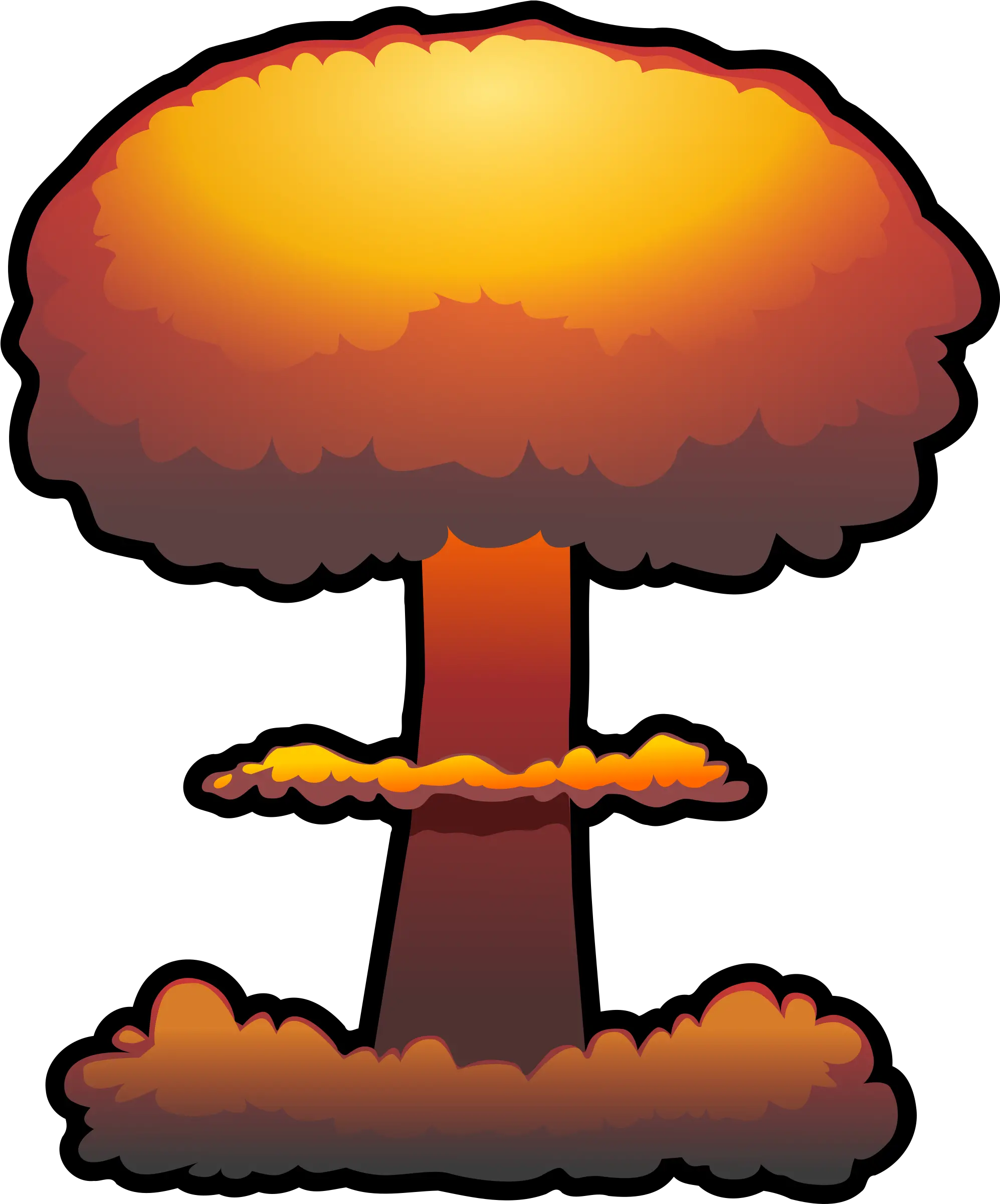 Nuclear Explosion Png Nuclear Bomb Clipart Burst Png