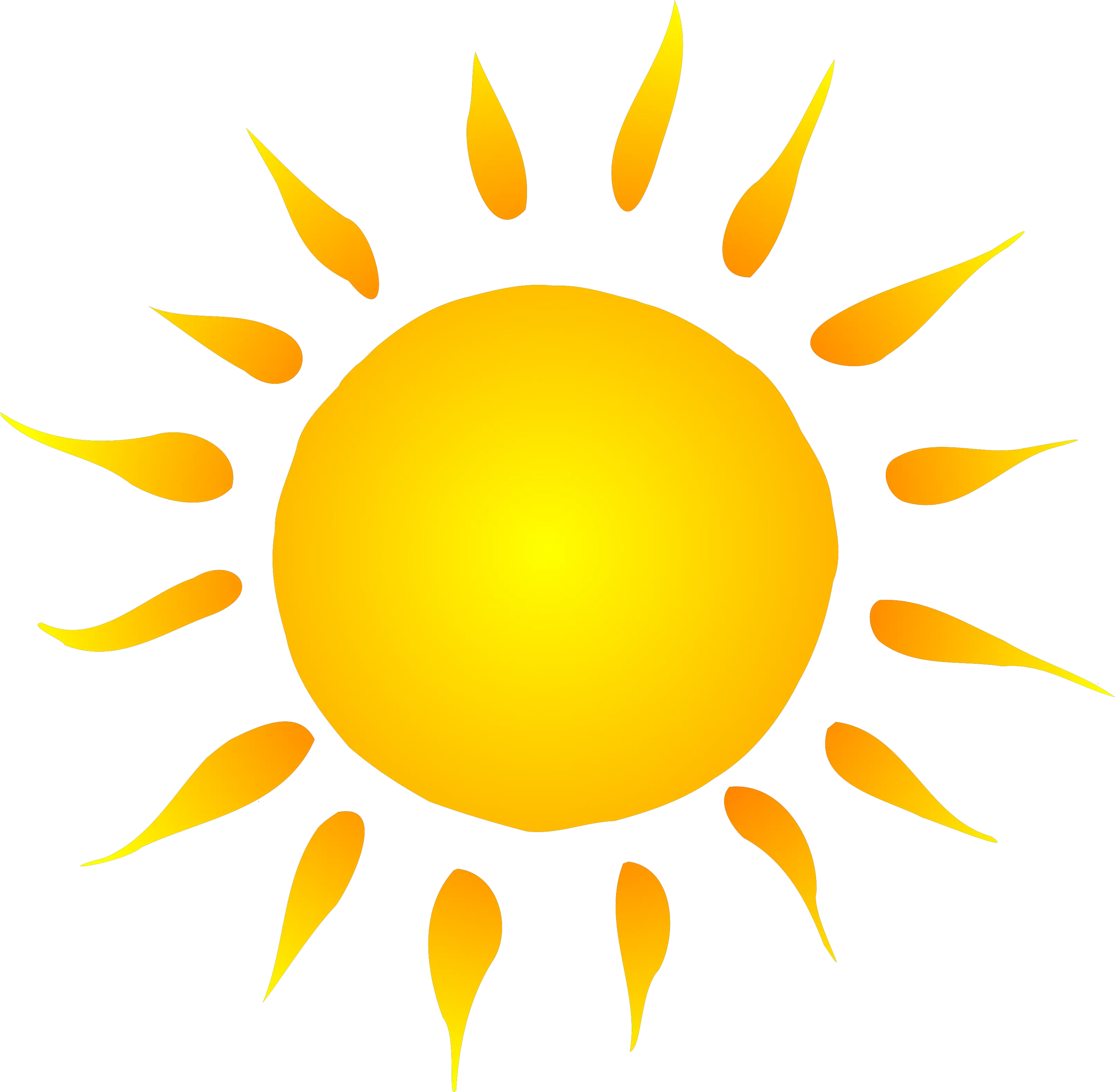 Sun Clipart Png Black And White