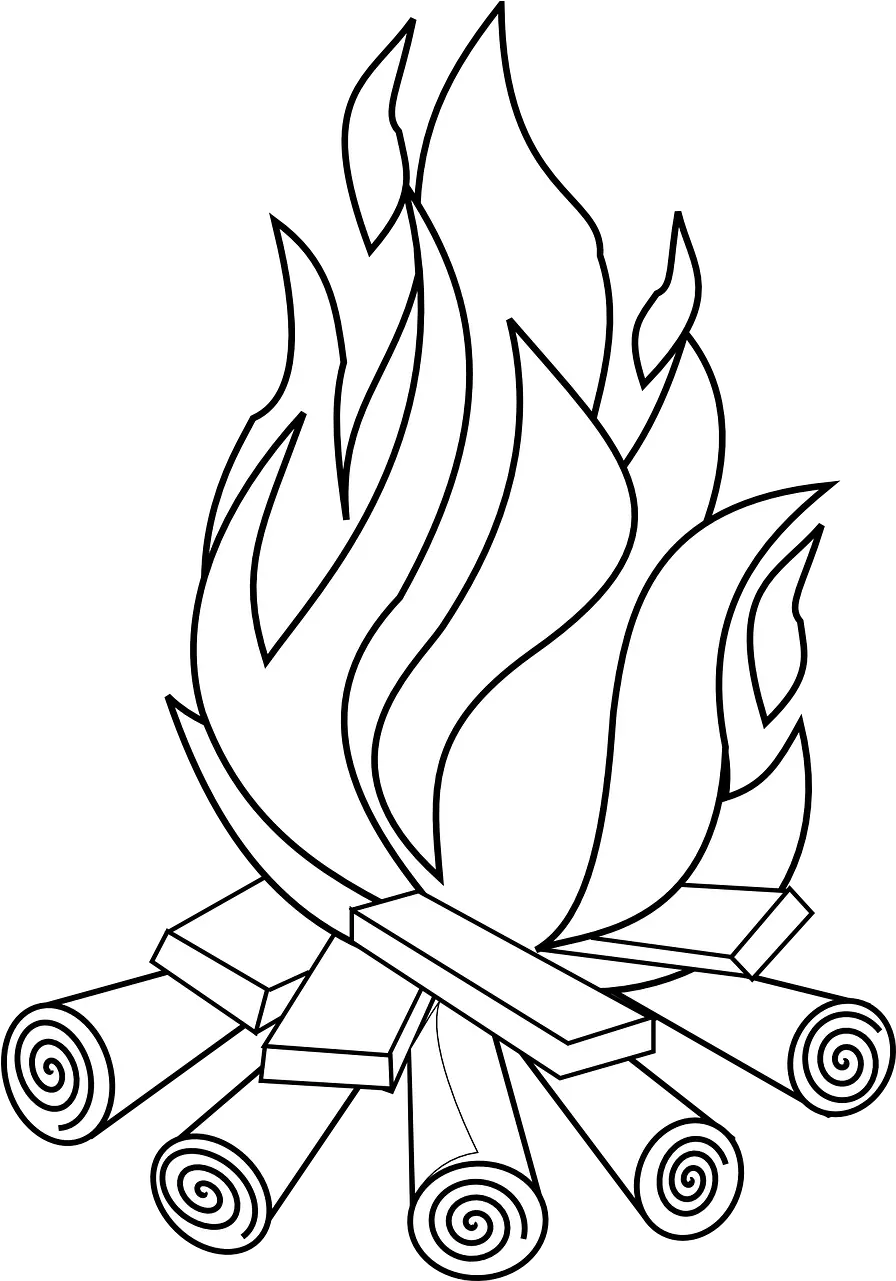 Campfire Bonfire Fire Fire Clip Art Png Bonfire Png