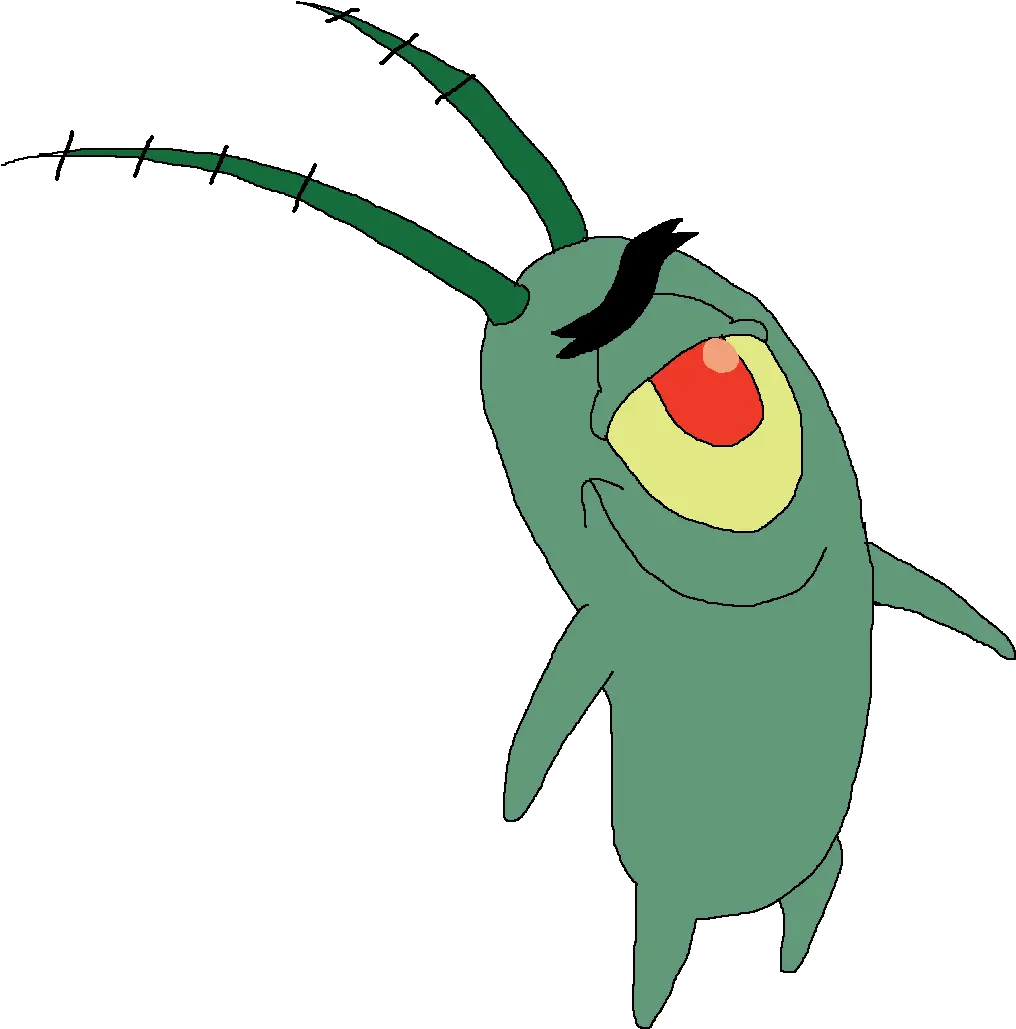 Plankton Smiling Clipart Spongebob Transparent Plankton Png Plankton Png