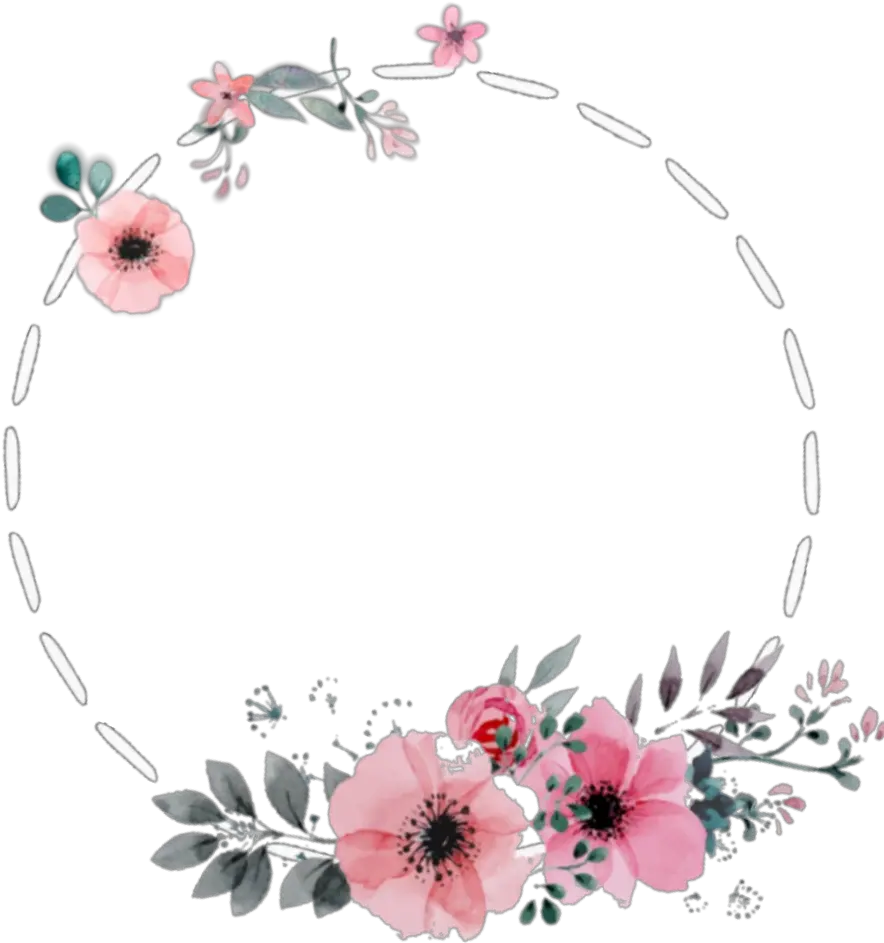 Circulo De Flores Png Transparent Flower Picsart Flores Png