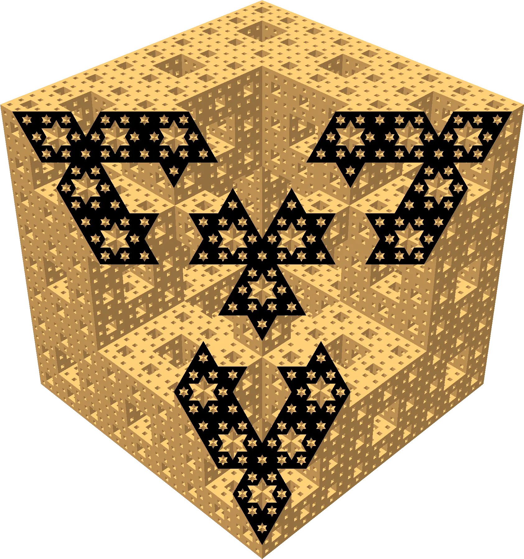 Menger Sponge Diagonal Section 17 Menger Sponge Png Sponge Png