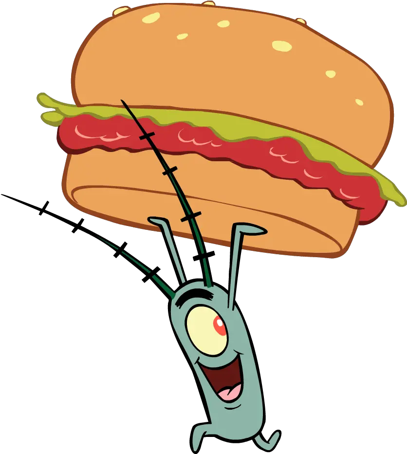 Spongebob Clipart Plankton Plankton Spongebob Krabby Patty Png Plankton Png