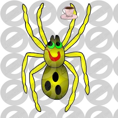 Miss Spider Picture For Classroom Therapy Use Great Miss Cartoon Png Cartoon Spider Png