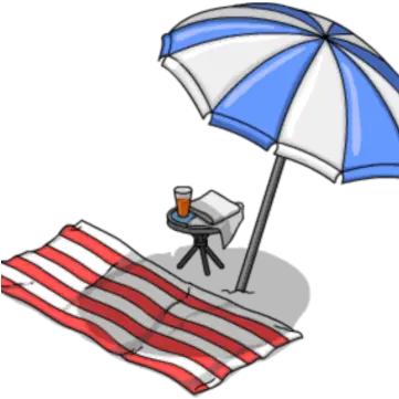 Beach Towel And Umbrella Beach Towel Clipart Png Beach Towel Png