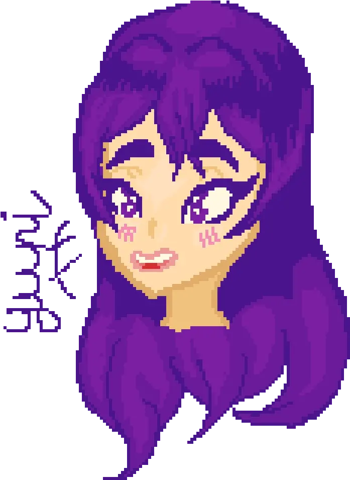 Yuri From Doki Literature Club Illustration Png Doki Doki Literature Club Logo