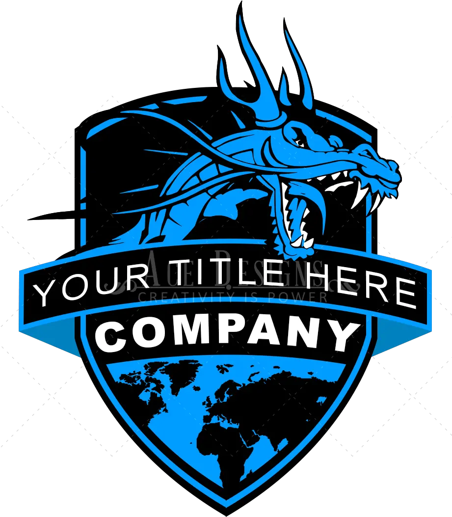 Pure Clan Logo Dragon Blue Logo Football Png Clan Logos