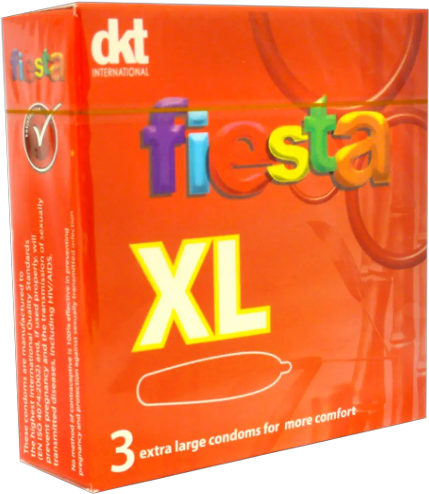 Fiesta Condom Xl Transparent Png Box Condom Png