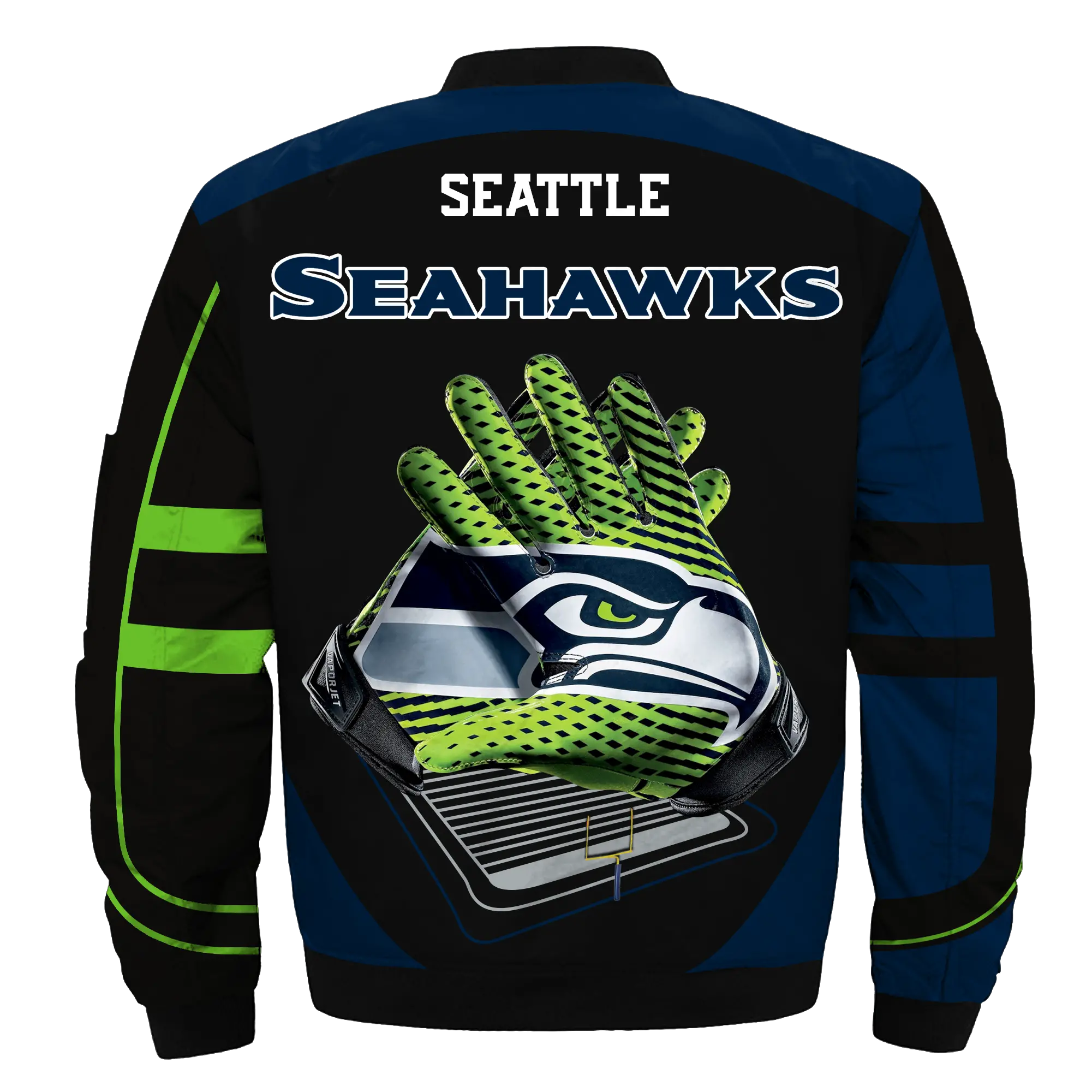 M4 027 Seattle Seahawks Seahawks Football Gloves Png Seahawk Logo Png