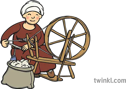 Spinning Wheel And Old Woman Sleeping Spinning Png Sleeping Beauty Icon