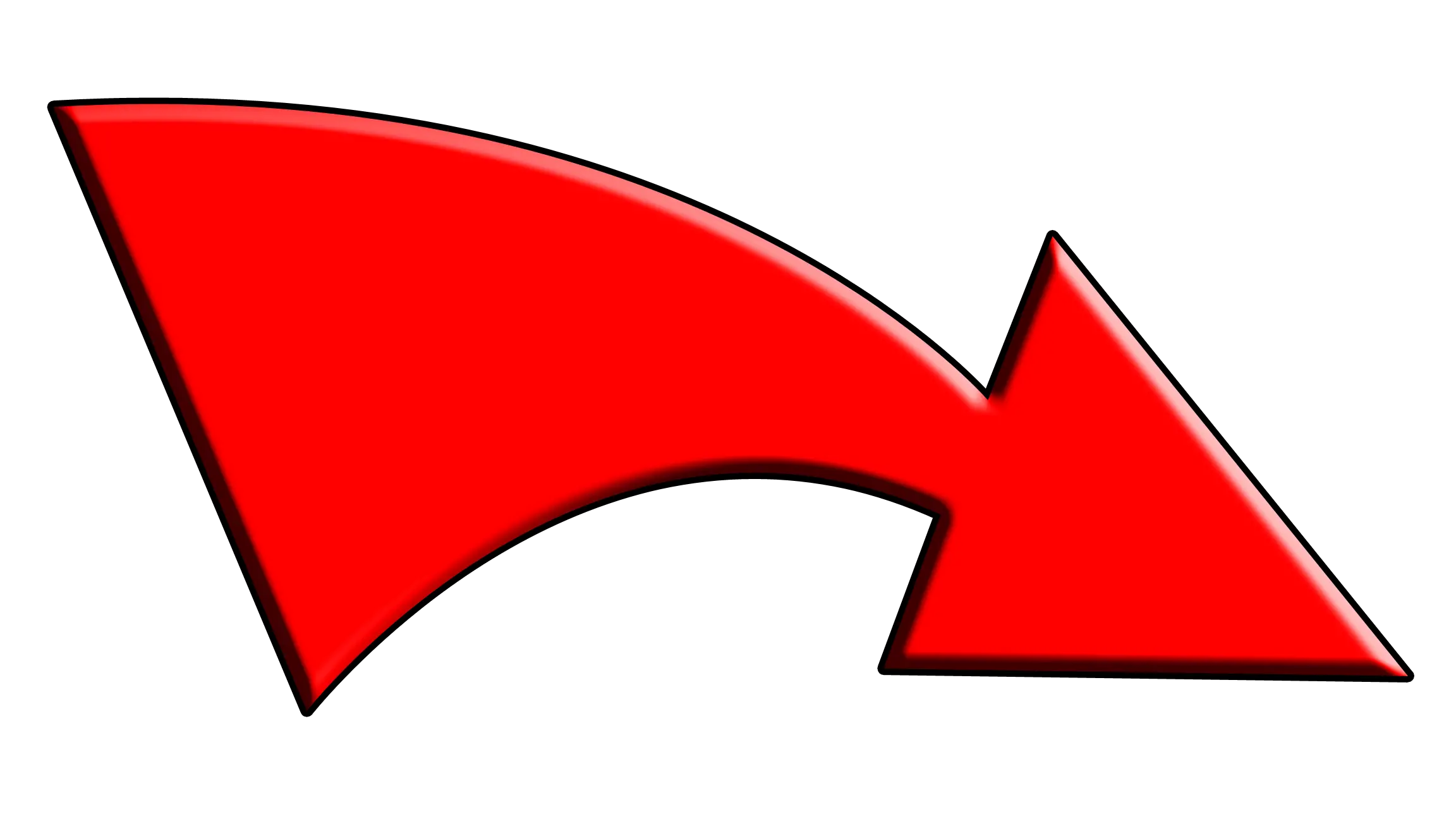 Red Arrow Png Transparent Two End