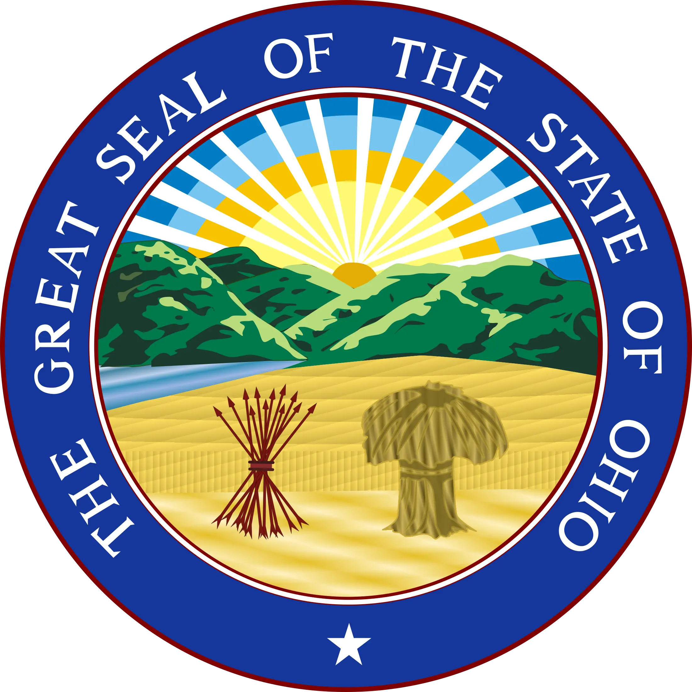 Seal Of Ohio Ohio State Seal Png Ohio Png