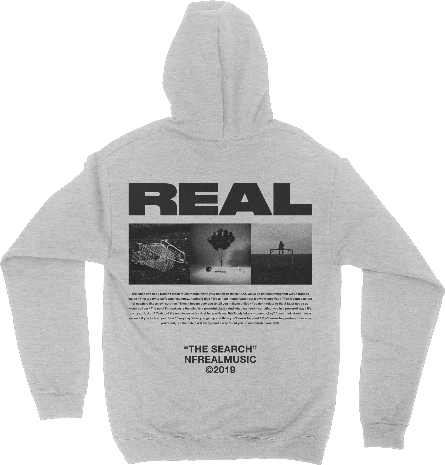 Real Image Logo Hoodie Png Nf