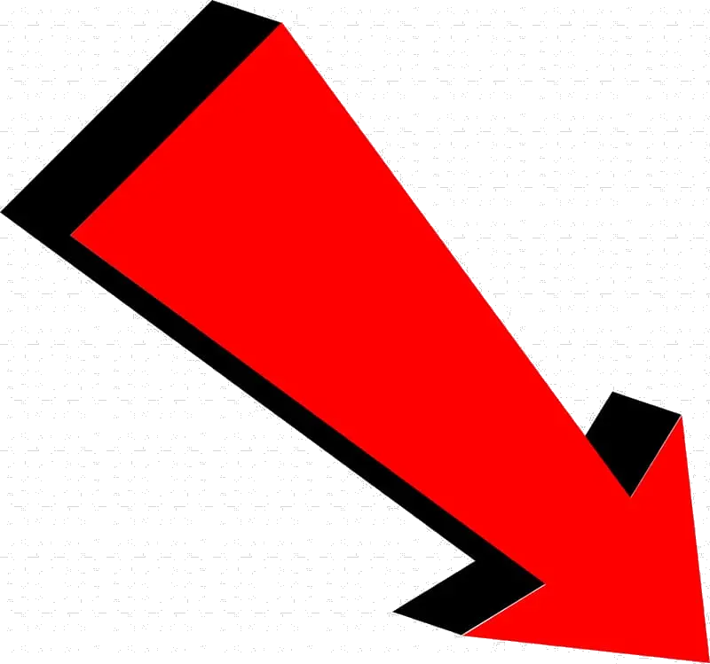 Red 3d Arrow Png