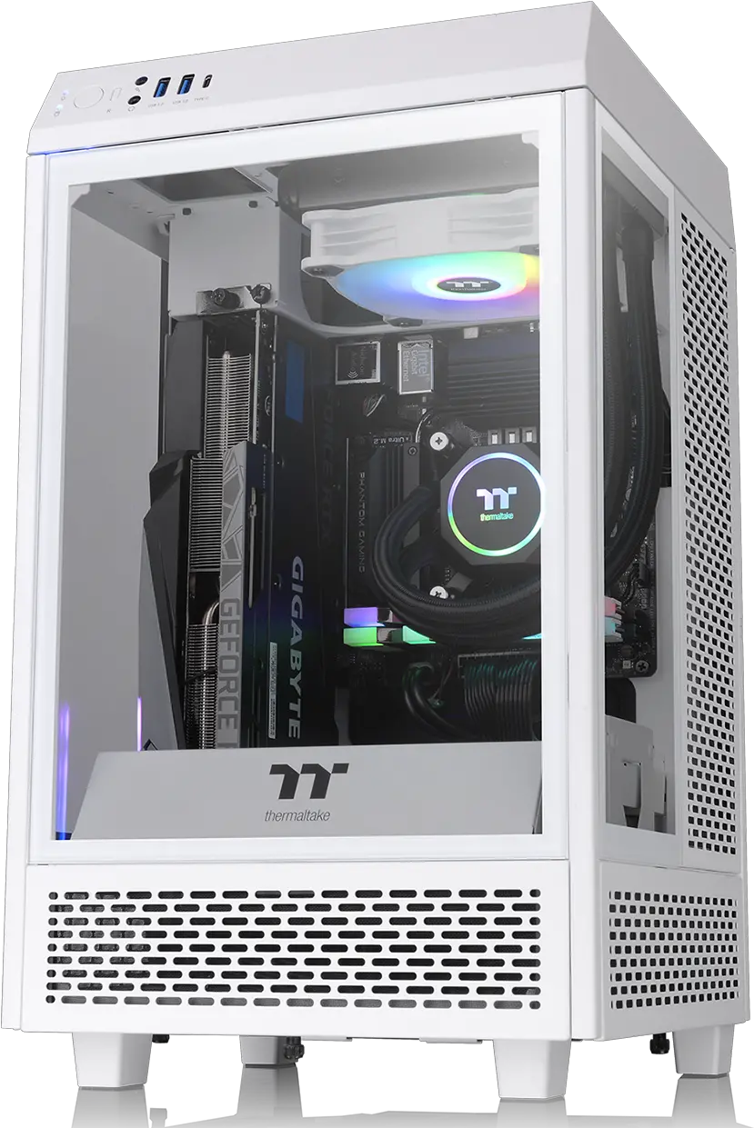 The Tower 100 Mini Chassis Thermaltake Tower 100 Png Fan Icon On Computer Case