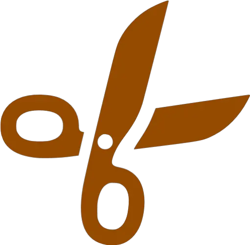 Brown Scissors 2 Icon Free Brown Scissor Icons Brown Scissors Png Scissors Clipart Png