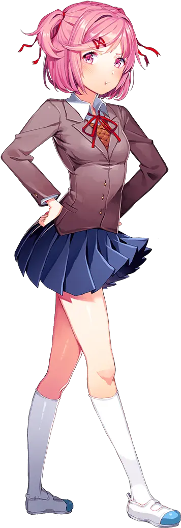 Doki Literature Club Doki Doki Literature Club Natsuki Png Doki Doki Literature Club Png