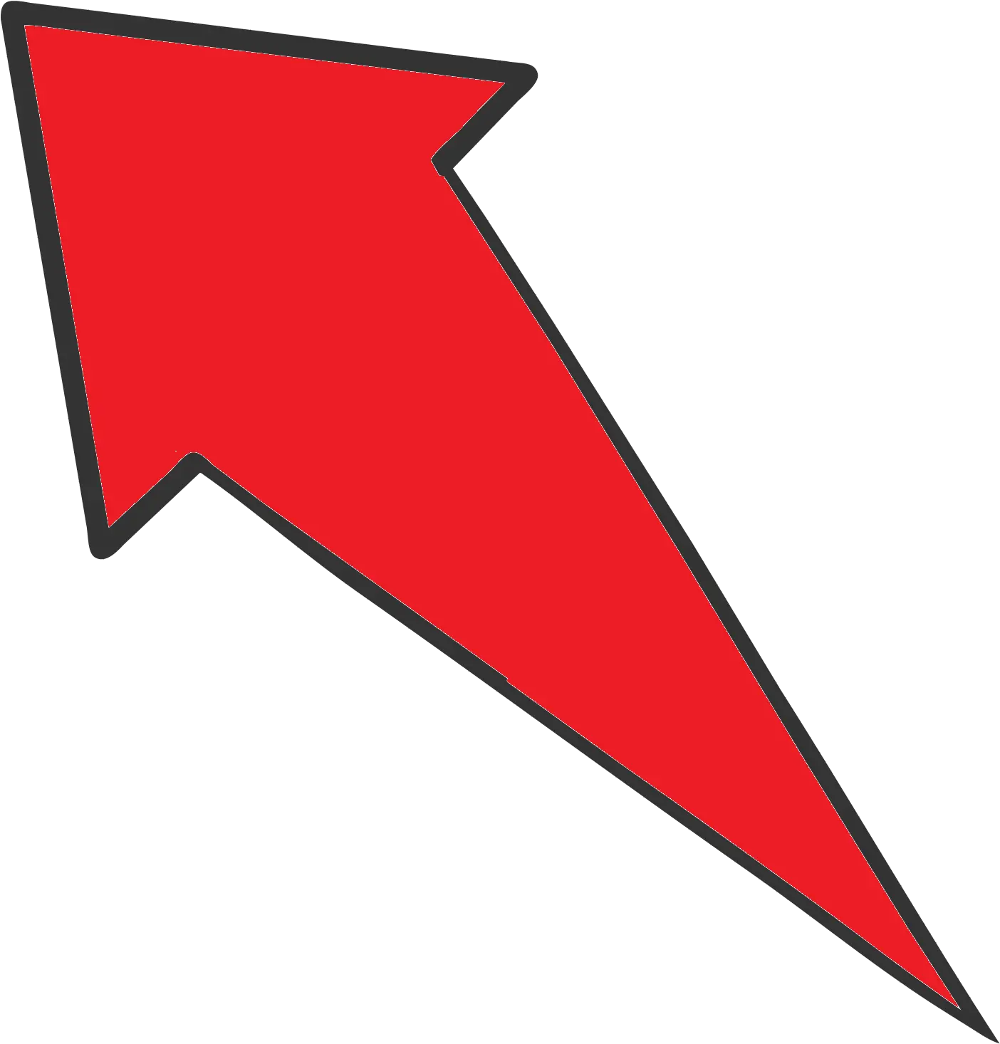 Curved Arrow Red Png