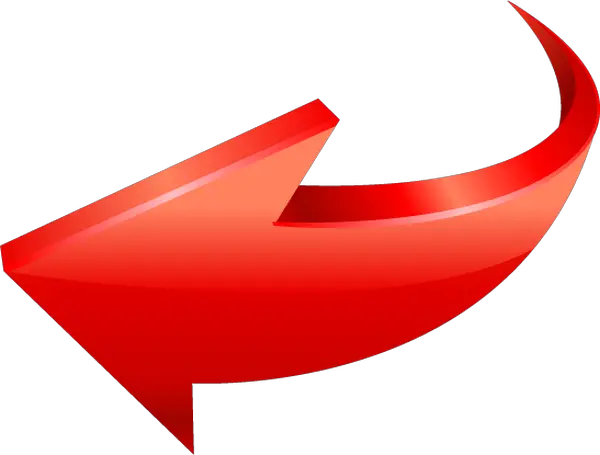 Curve Arrow Png Hd Red