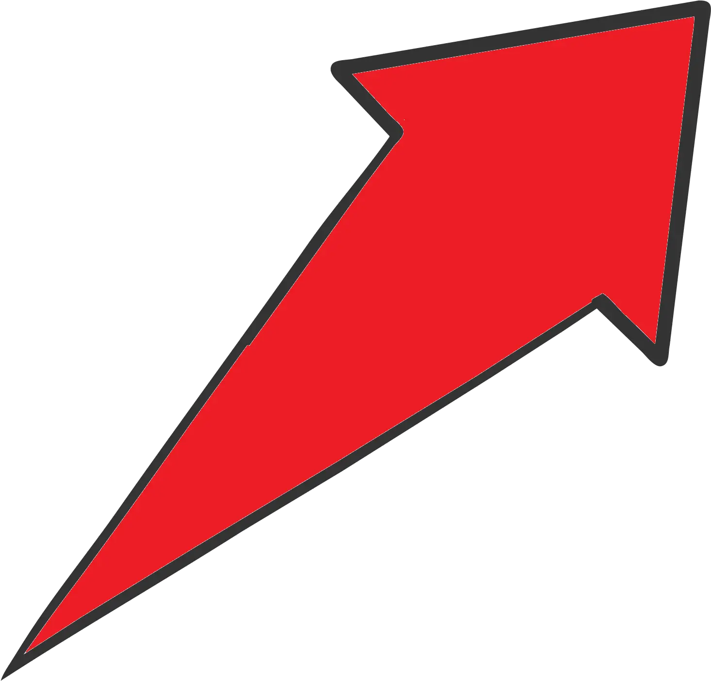 Curved Arrow Png Red