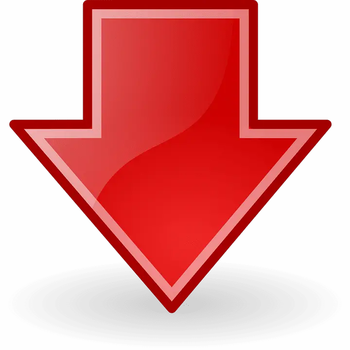 Arrow Up Png Red