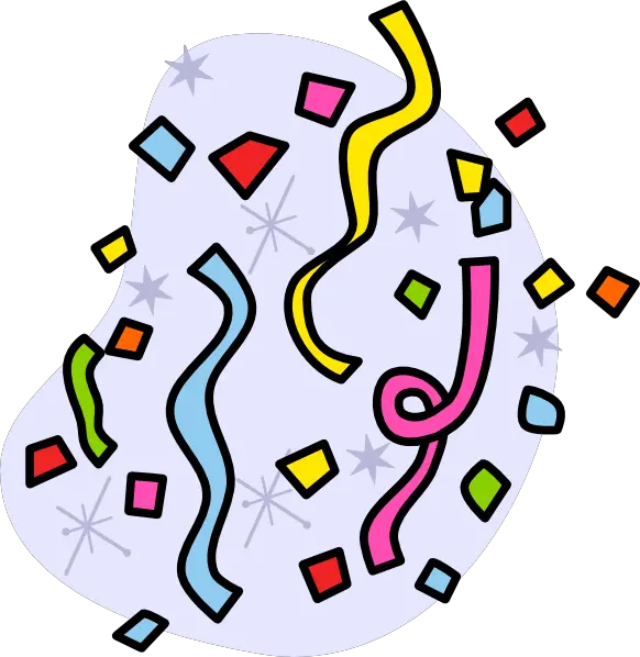 Party Confetti Celebration Clip Art Png Party Confetti Png