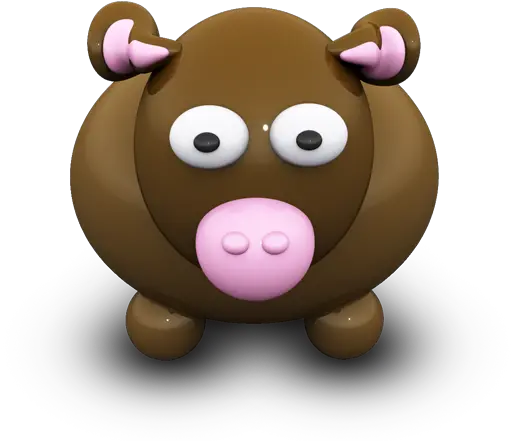 Brown Cow Icon All Animals Icons Softiconscom Brown Cow Cartoon Png Cow Icon