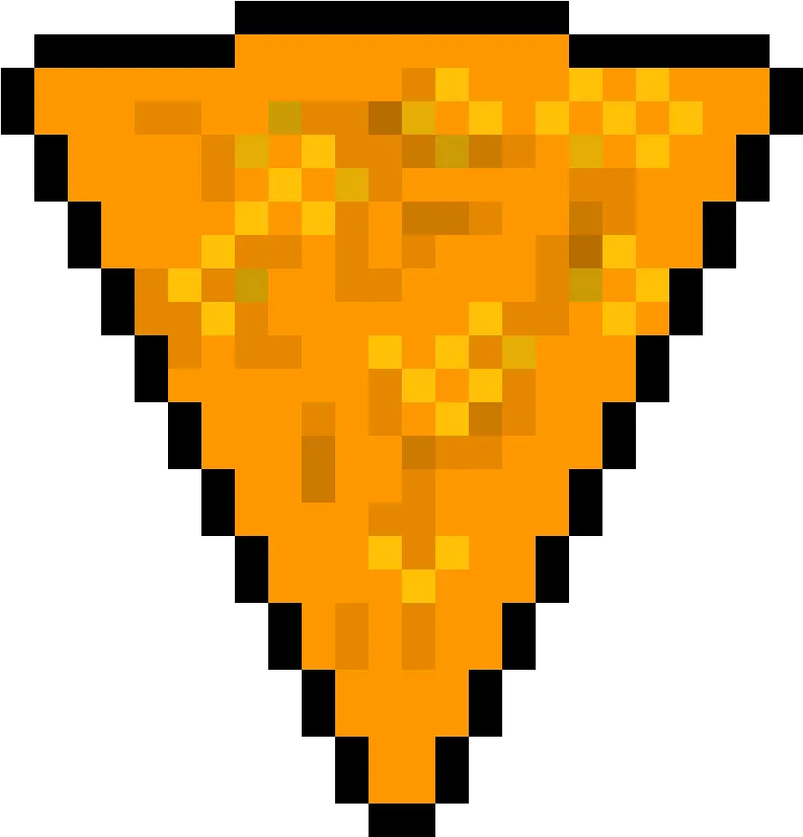 Pixilart Cheesy Dorito By Narthenarwhale Cute Pixel Art Minecraft Png Dorito Png