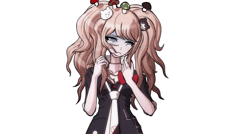 Dangan Ronpa Danganronpa Junko Enoshima Badass Monokuma Danganronpa Junko Sprites Png Monokuma Png