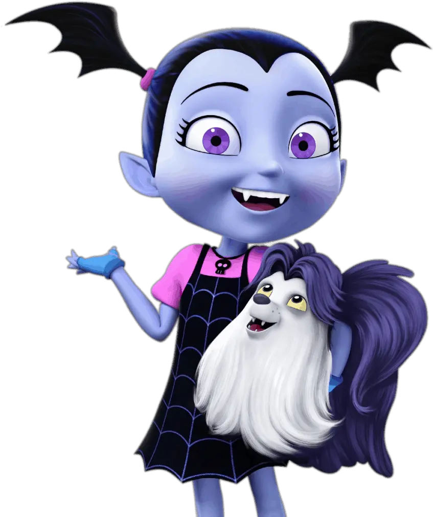 Vampirina Holding Wolfie Png Image