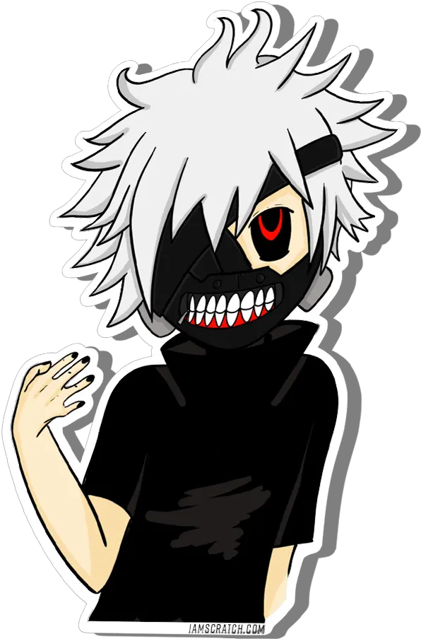 Sticker Kaneki Ken Illustration Png Kaneki Transparent