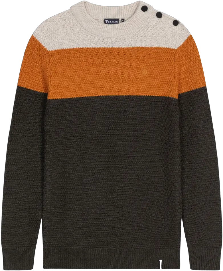 Cream Orange And Khaki Wool Lucio Sweater Sweater Png Lucio Png