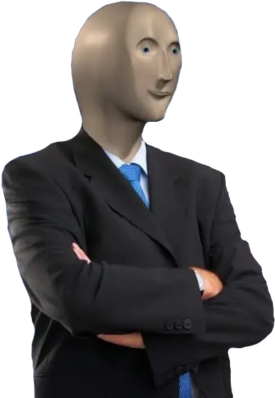 Stonks Stonks Transparent Background Png Meme Man Png