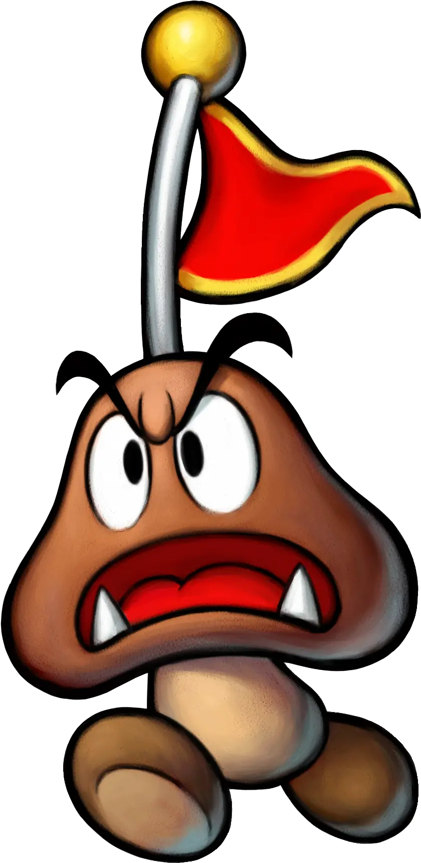 Captain Goomba Mario And Luigi Goomba Png Goomba Png