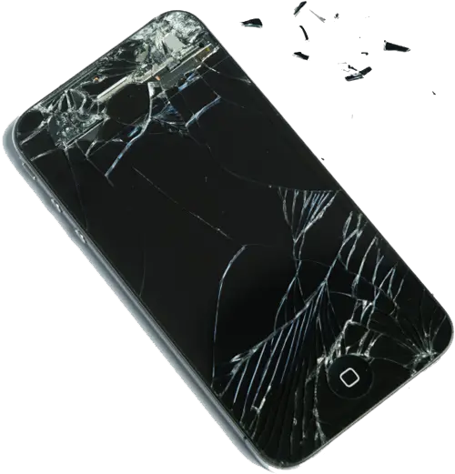 Cracked Iphone Transparent Png Glass Iphone Crack Png Broken Iphone Png