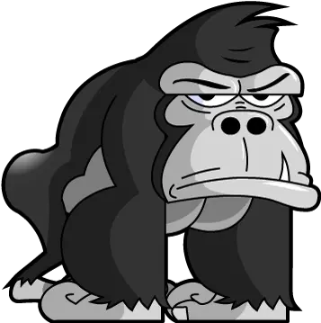 Gorillamoji Gorilla Emoji And Stickers Pack By Cong Phuong Cartoon Gorilla Png Gorilla Cartoon Png