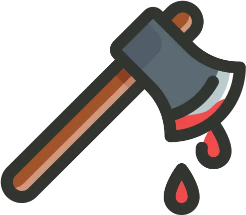 Axe Bloody Halloween Weapon Icon Png Preview Transparent