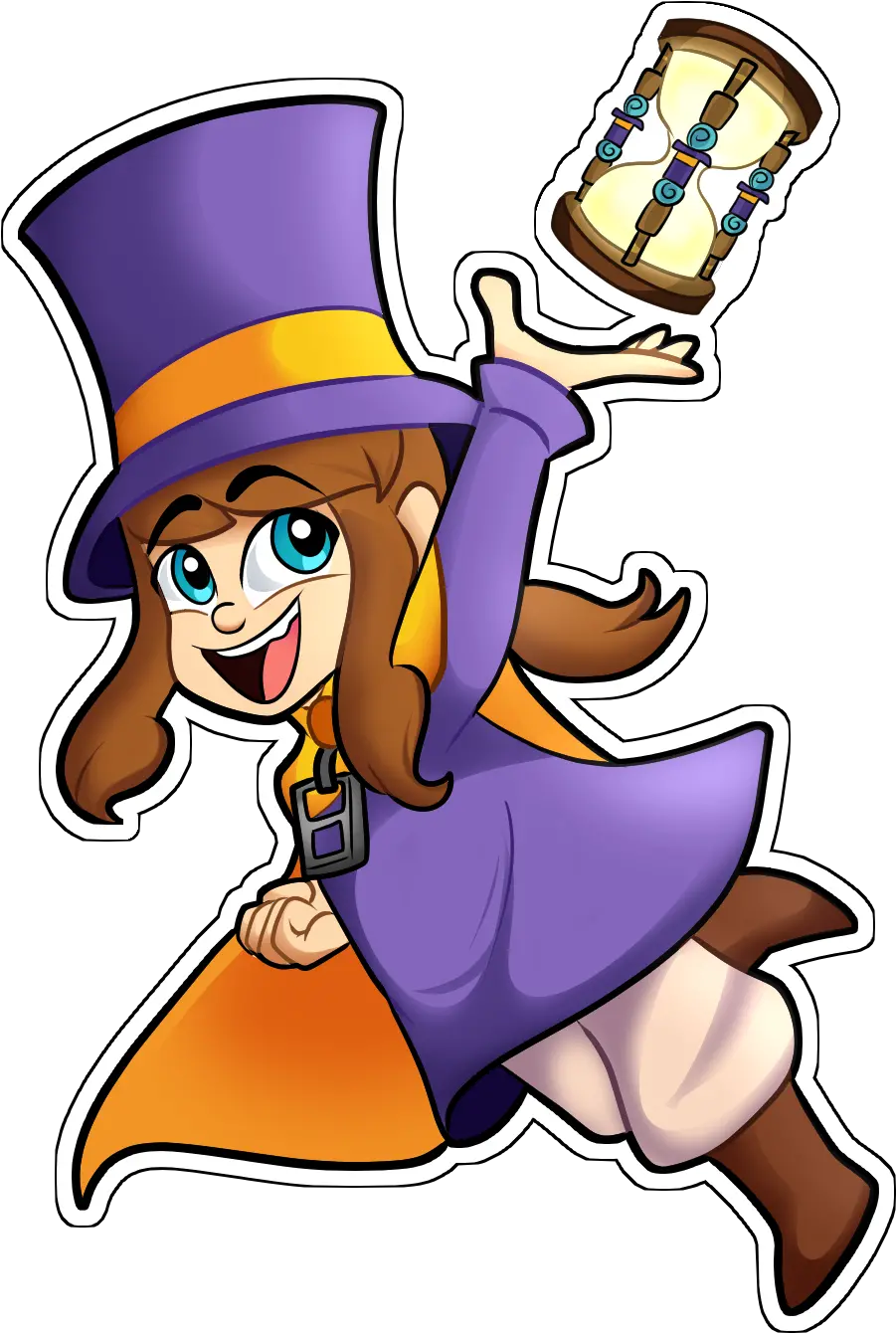 Cute As Heck Hat Kid Ahatintime Cartoon Png Hat Kid Png