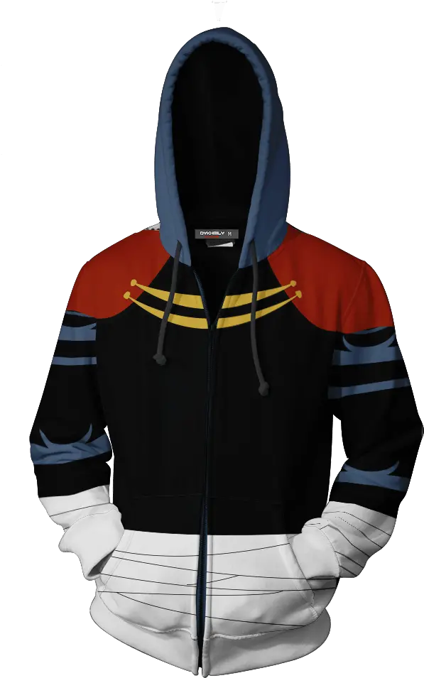 Tengen Toppa Gurren Lagann Kamina Cosplay Zip Up Hoodie Jacket Tengen Toppa Gurren Lagan Hoodie Png Gurren Lagann Png