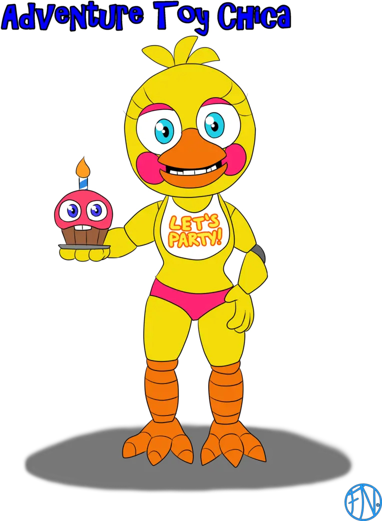 Download Hd Adventure Toy Chica Fnafnations Five Nights Fnafnations Toy Chica Png Five Nights At Freddys Png